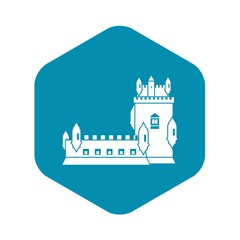 History castle icon. Simple illustration of history castle vector icon for web