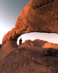 Spitzkoppe Arch, Sunset