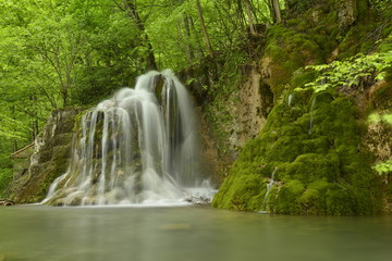 Fototapeta na wymiar Gütensteiner Wasserfall