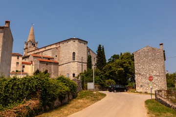 Fototapeta na wymiar church of Visitation of Blessed Virgin Mary to St. Elizabeth, Bale - Valle