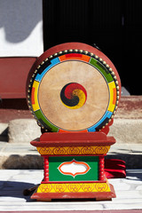 This is a drum, a Korean traditional instrument.