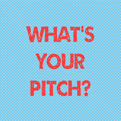 Word writing text What S Is Your Pitchquestion. Business concept for make a determined effort to get something Seamless Polka Dots Pixel Effect for Web Design and Optical Illusion