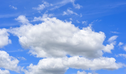 Clound in blue sky for blackground