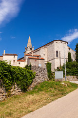 Fototapeta na wymiar View of Valle - Bale in Istria. Croatia