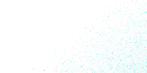 Blue, cyan, turquoise glitter stars confetti