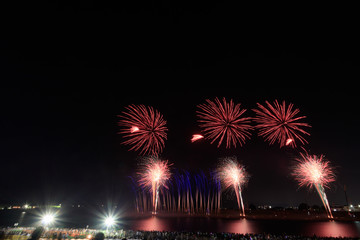 筑後川花火大会 Chikugo river fire works festival 福岡県久留米市　日本