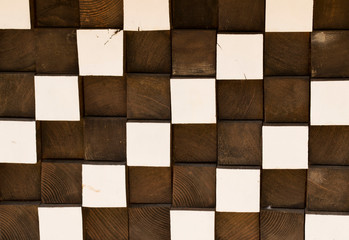 white and brown squares texture pattern