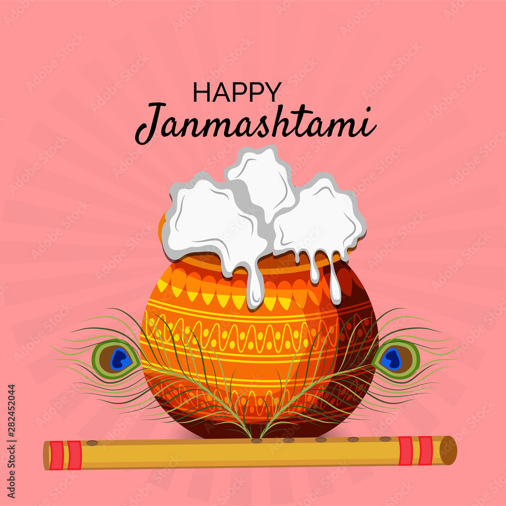 Poster happy janmashtami