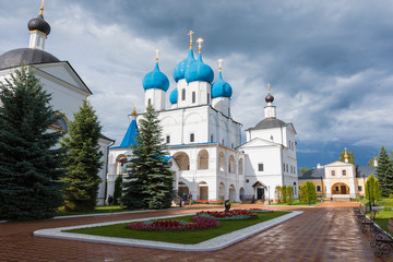 Fototapeta na wymiar Russia Serpukhov July 2019 Vysotsky Monastery