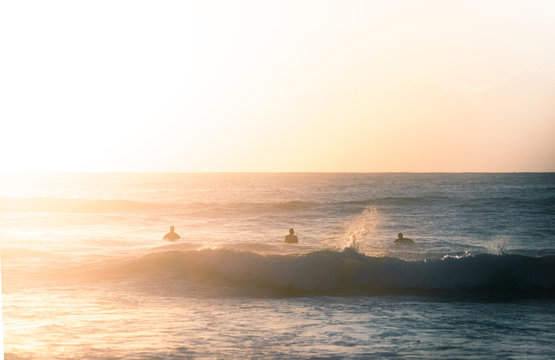 Sunrise Surf in Queensland, Australia