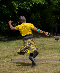 Gewichtweitwurf  Highland Games