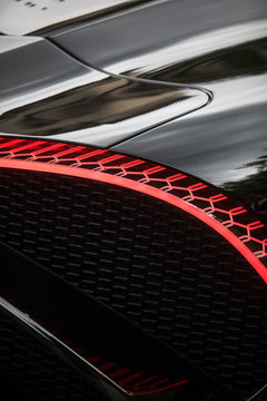 Tail Lights Of A Supercar