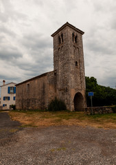 Fototapeta na wymiar Saint Elias church in Bale - Valle, Istria. Croatia