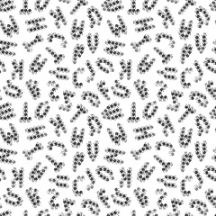 Alphabet latin letters on white background. Wallpaper, fabric textile. Seamless pattern