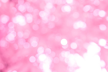 pink and white bokeh abstract background