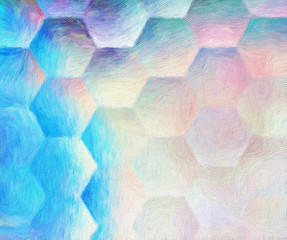 Abstract art background for interior wall prints, decorate printable products and create trendy graphic or web works. Large brush strokes drawing on canvas. Bright colors and unusual form design