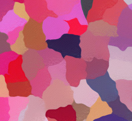 Abstract art background for interior wall prints, decorate printable products and create trendy graphic or web works. Large brush strokes drawing on canvas. Bright colors and unusual form design