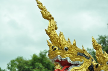 chinese dragon on the roof