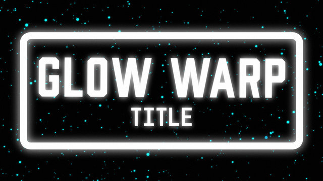 Glow Warp Title