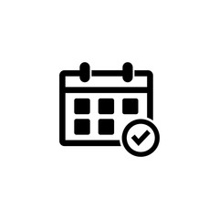 calendar icon set vector. Calendar symbol vector for web and mobile phone