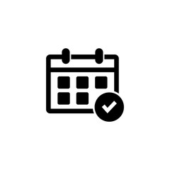 calendar icon set vector. Calendar symbol vector for web and mobile phone