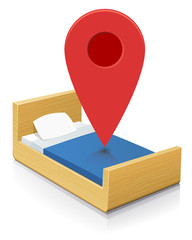 Localisation d'un hébergement (reflet)