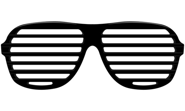 Brindled or latticed sunglasses
