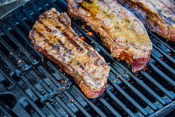 Steak on the bbq