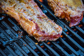 Steak on the bbq
