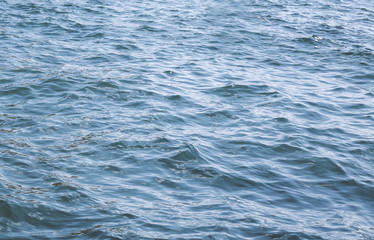 Blue Water Texture Pattern at Noon on the Atlantic Ocean