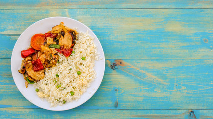 Chinese Style Chicken and Ginger With Rice
