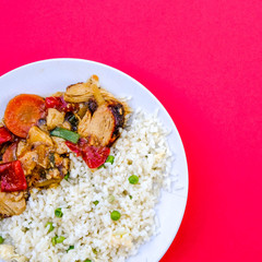 Chinese Style Chicken and Ginger With Rice