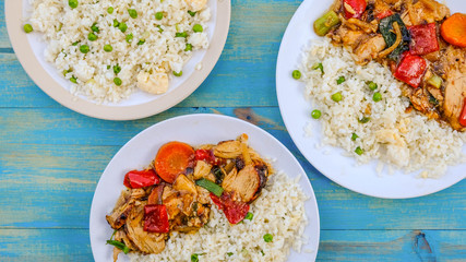 Chinese Style Chicken and Ginger With Rice