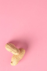peanuts in colorful background