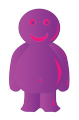 Happy Purple Jelly Baby