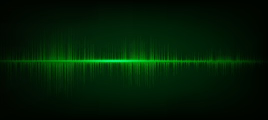 Digital Sound Wave Low and Hight richter scale on Dark Green Background,technology and earthquake wave  diagram concept,design for music studio and science,Vector Illustration.