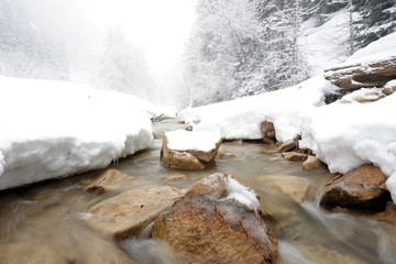 river in winter