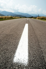 beautiful mountain road