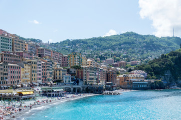 Fototapeta premium Beautiful view in Camogli, Liguria