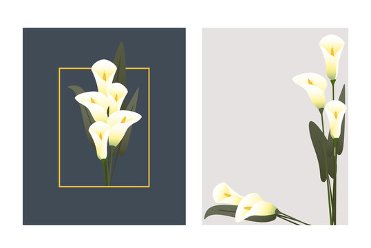 Floral elegant background vector with copy space. Invitation, save de the date, sweet 16. - Powered by Adobe