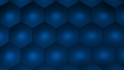 Naklejka premium 3d illustration of modern web icon illuminated on honeycomb carbon design, wide panoramic for wallpaper 