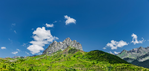 Berglandschaft am col Du Portalet, Französische Pyrenäen