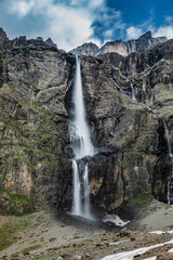 Wasserfall am Cirque  de Gavarnie, Französische Pyrenäen