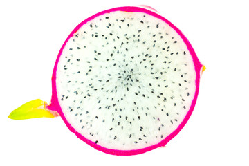 Beautiful pink dragon fruit or pitaya