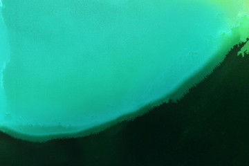 Fototapeta premium Colorful hand painted ink background. Abstract delicate texture. Contemporary wallpaper.