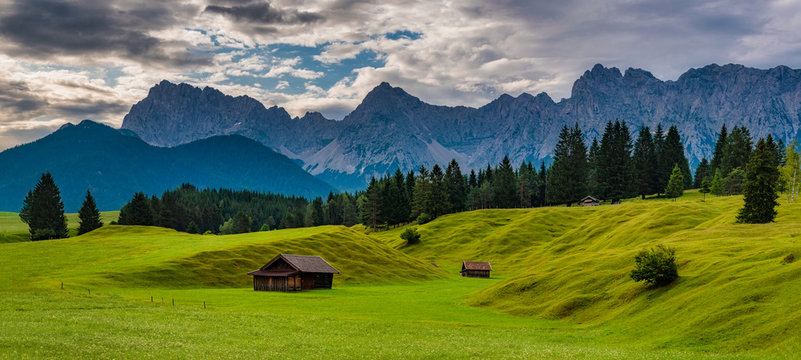 Buckelwiesen im Karwendel bei Mittenwald
