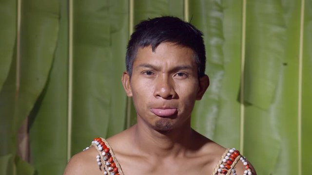 Facial Expression Of A Adult Man Pouting