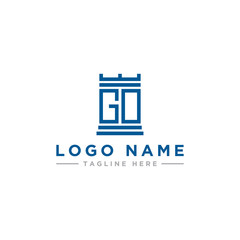 Inspiring company logo designs from the initial letters GO logo icon. -Vectors
