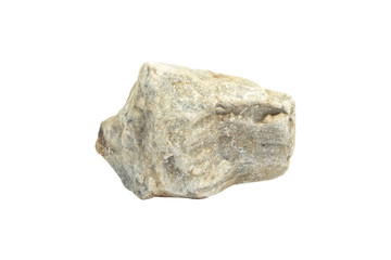 Stone isolated on white background with clipping paths.