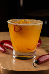 Orange and pepper cocktail